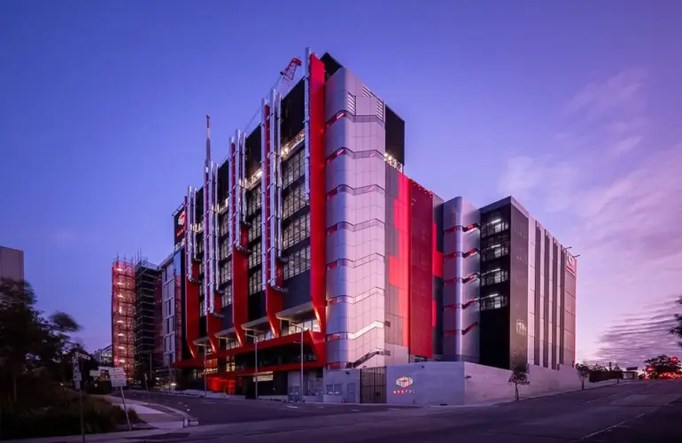 NEXTDC S3 data centre exterior in Artarmon Sydney illustrating Australian AI infrastructure