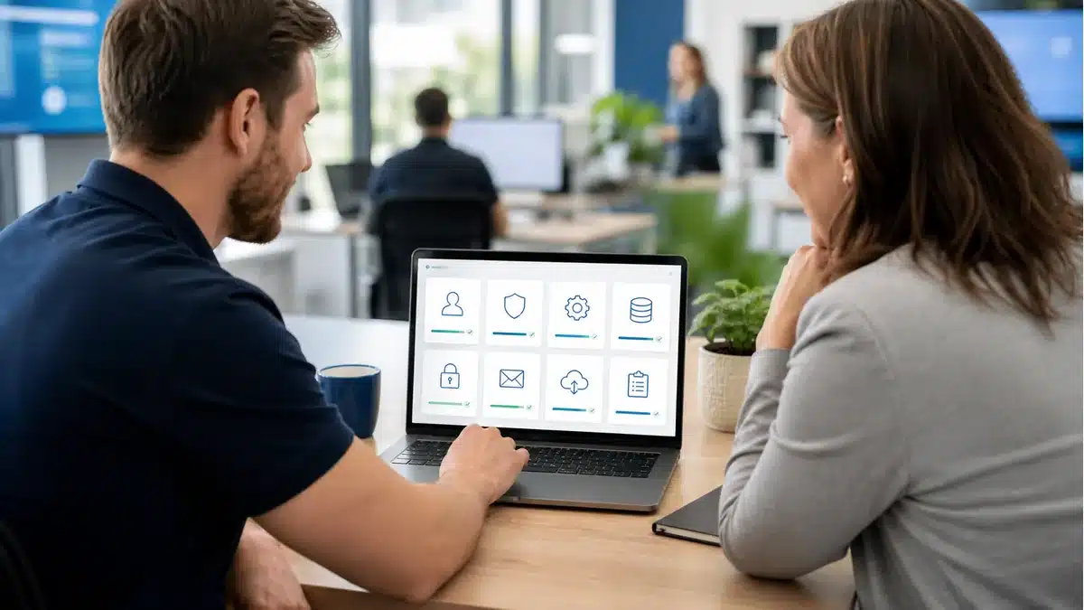 Essential Eight cyber security uplift review for MFA endpoint protection patching backups and business access control