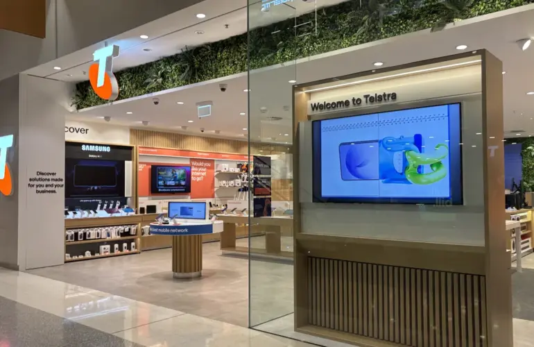 Telstra shopfront real photo used as customer-facing context for the Telstra outage