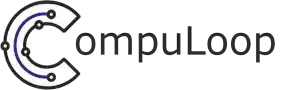 Compuloop horizontal logo for light backgrounds